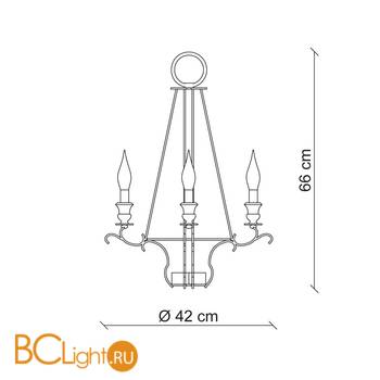 Настольная лампа Baga Morgana 7211 - Схема