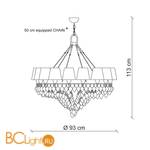 Люстра Baga Ophelia 7035 - Схема