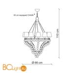 Люстра Baga Ophelia 7037 - Схема