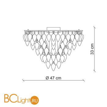 Потолочный светильник Baga Ophelia 7056 - Схема