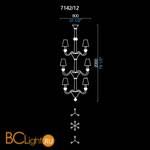 Люстра Barovier&Toso Torpedo Amsterdam 7142/12/CC/NN - Схема