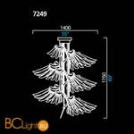 Подвесной светильник Barovier&Toso Angel 7249/CC - Схема