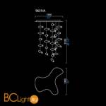 Потолочный светильник Barovier&Toso Aquarium 5631/A/QC - Схема