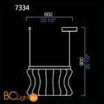Подвесной светильник Barovier&Toso Crown 7334/CC - Схема