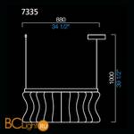 Подвесной светильник Barovier&Toso Crown 7335/CC - Схема