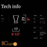 Настольная лампа Barovier&Toso Ercole 7356/CC - Схема