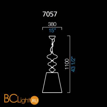 Подвесной светильник Barovier&Toso Eva 7057/IC/NN - Схема