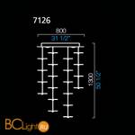 Каскад Barovier&Toso Exagon 7126/OO - Схема