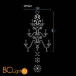 Люстра Barovier&Toso Izmir 5555/24/GL - Схема