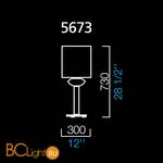 Настольная лампа Barovier&Toso Kensington 5673/WO/BB - Схема
