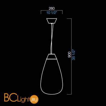 Подвесной светильник Barovier&Toso Lust 7279/CC - Схема