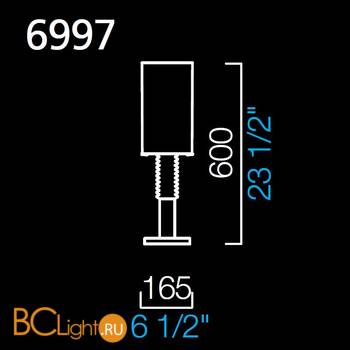 Настольная лампа Barovier&Toso My Marylin 6997/BC - Схема