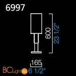 Настольная лампа Barovier&Toso My Marylin 6997/BC - Схема