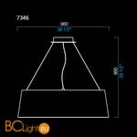 Подвесной светильник Barovier&Toso New Eden 7346/CV - Схема