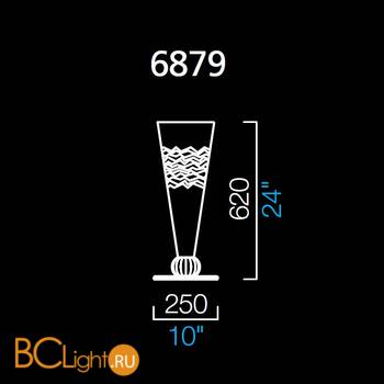Настольная лампа Barovier&Toso New Rinascimento 6879/PE - Схема