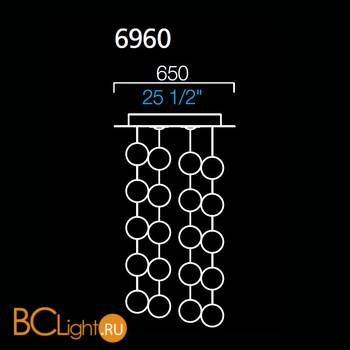 Каскад Barovier&Toso Optical 6960/CC - Схема