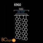 Каскад Barovier&Toso Optical 6960/CC - Схема