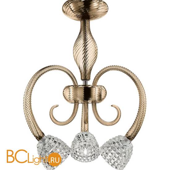 Потолочная люстра Barovier&Toso Quadri 5718/03/BW