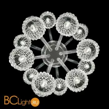 Подвесная люстра на штанге Barovier&Toso Quadri 5718/12/CC - Фото 4