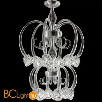 Подвесная люстра на штанге Barovier&Toso Quadri 5718/12/CC
