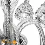 Подвесная люстра на штанге Barovier&Toso Quadri 5718/12/CC - Фото 0