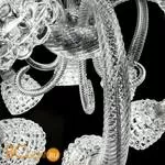 Подвесная люстра на штанге Barovier&Toso Quadri 5718/12/CC - Фото 5