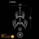 Люстра Barovier&Toso Ran Round 7176/18/RS/NN - Схема