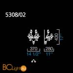 Бра Barovier&Toso Redon 5308/02/EL - Схема