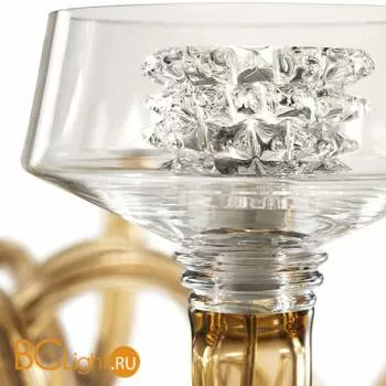 Потолочная люстра Barovier&Toso Rosati 5716/09/BW - Фото 1