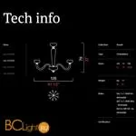 Потолочная люстра Barovier&Toso Rosati 5716/09/IC - Фото 0