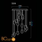 Каскад Barovier&Toso Spinn 7219/CC - Схема