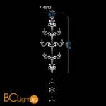 Люстра Barovier&Toso Torpedo Taif 7143/12/LQ - Схема