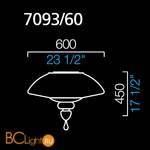 Потолочный светильник Barovier&Toso Topkapi 7093/60/BC - Схема
