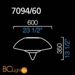 Потолочный светильник Barovier&Toso Topkapi 7094/60/BR - Схема