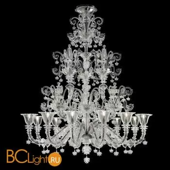 Подвесная люстра на штанге Barovier&Toso Venezia 1295 5715/12/CC