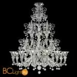 Подвесная люстра на штанге Barovier&Toso Venezia 1295 5715/12/CC