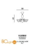 Люстра Beby Group Beby baby 0125B02 Sapphire - Схема