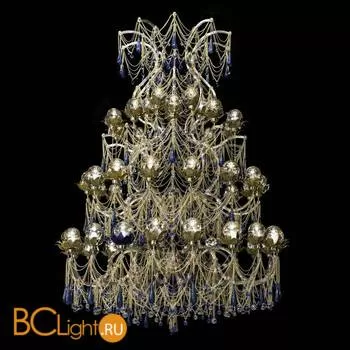 Люстра Beby Group Beby Resort 3400B01 Light Gold Blue Orchid Sapphire