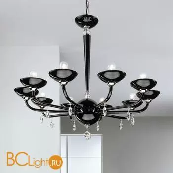 Люстра Beby Group Black tube DL33B03 Chrome Dark Rome Cut Almond