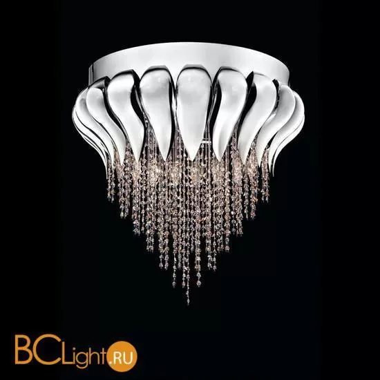 Потолочный светильник Beby Group Bouquet 5200Q02 Chrome White Charmante Acquamarine
