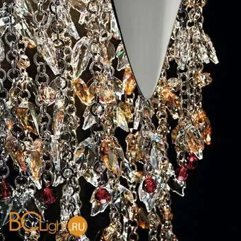 Настенный светильник Beby Group Bouquet 5200A04 Chrome Silver Grey Red - Фото 0