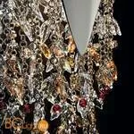 Настенный светильник Beby Group Bouquet 5200A04 Chrome Silver Grey Red - Фото 0