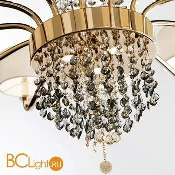 Подвесная люстра на штанге Beby Group Butterfly 0191B01 Light gold 624 SW Silver Night - Фото 0