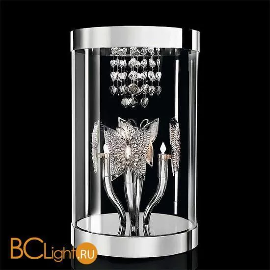 Настольная лампа Beby Butterfly 0190L01 Chrome SW Silver Night