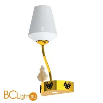 Бра Beby Group Charming beauty 0250A04 Gold White White gold leaf