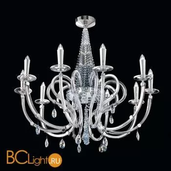 Подвесная люстра на штанге Beby Group Crystal rain 0230B01 Chrome Trasparent Cut Crystal