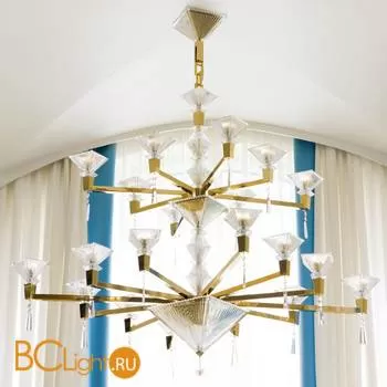 Люстра Beby Group Crystal sand 5100B13 Gold