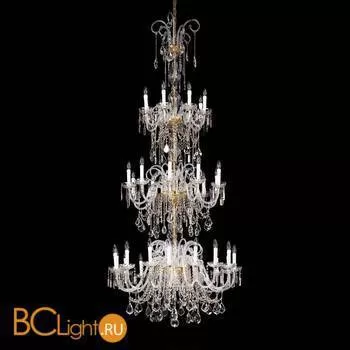 Люстра Beby Group Crystal 7300/16+10+8 Light Gold CUT CRYSTAL