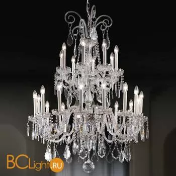 Люстра Beby Group Crystal 7400/16+8 Chrome HALF CUT