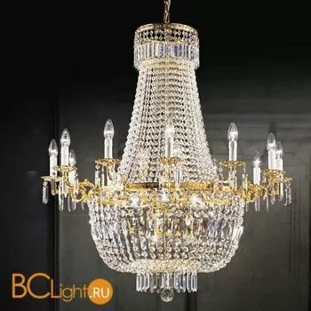 Люстра Beby Group Empire 1590/12+12 Light gold CUT CRYSTAL